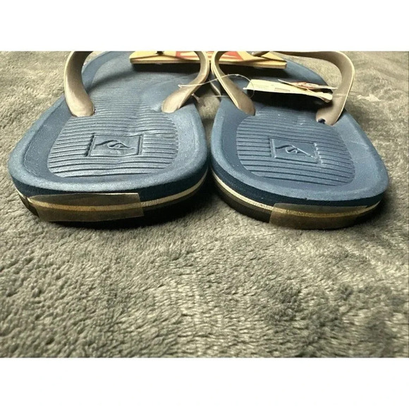 Quiksilver Haleiwa Men's Flip Flops Bwt Sandal Size 8 - Picture 6 of 16
